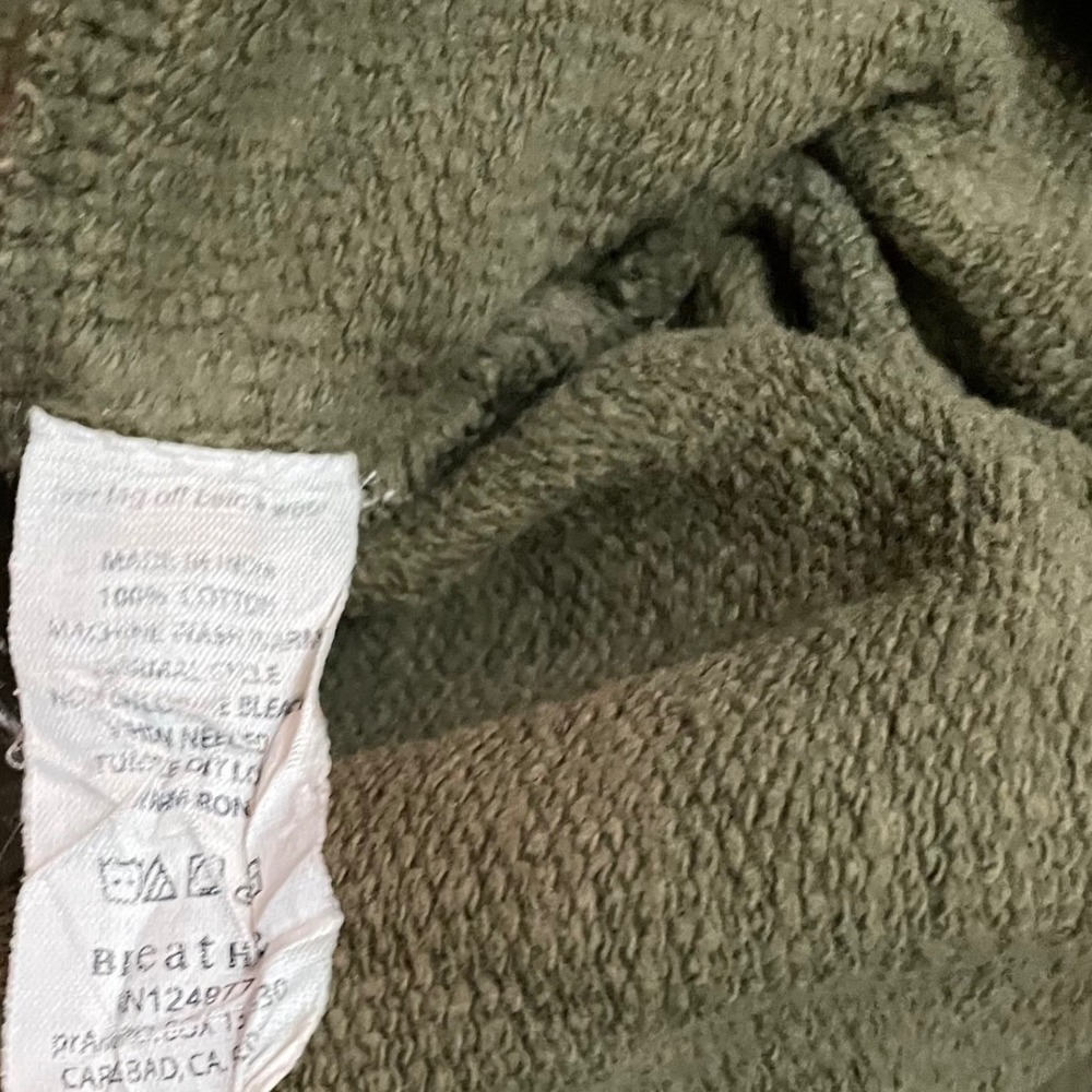 prAna Tori Jacket Medium Military Style Olive Green Button Up Stand Collar Women - Picture 10 of 11